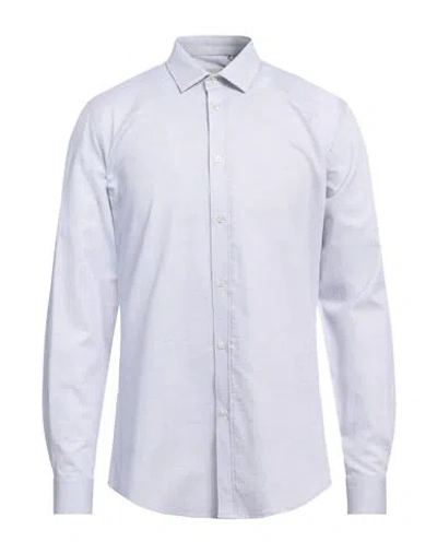 Liu •jo Man Man Shirt Navy Blue Size 15 ¾ Cotton