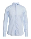 Liu •jo Man Man Shirt Sky Blue Size 17 ½ Cotton