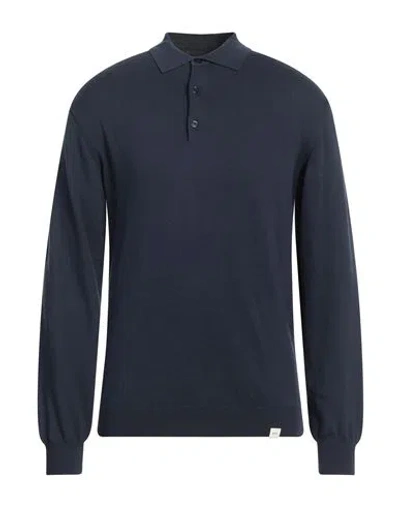 Liu •jo Man Man Sweater Navy Size Xxl Cotton In Navy Blue