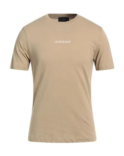 Liu •jo Man Man T-shirt Khaki Size S Cotton In Beige