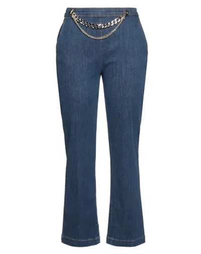Liu •jo Woman Jeans Blue Size 32 Cotton, Polyester, Elastane