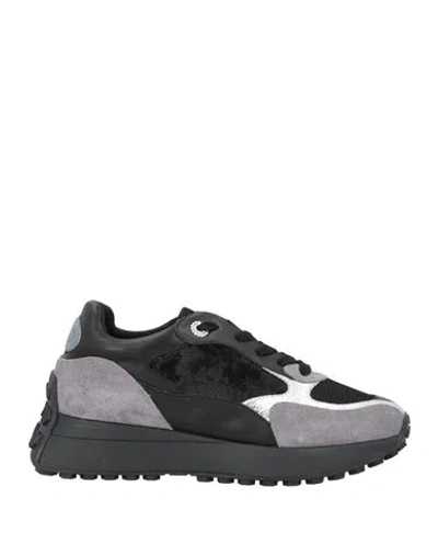 Liu •jo Woman Sneakers Grey Size 7 Textile Fibers