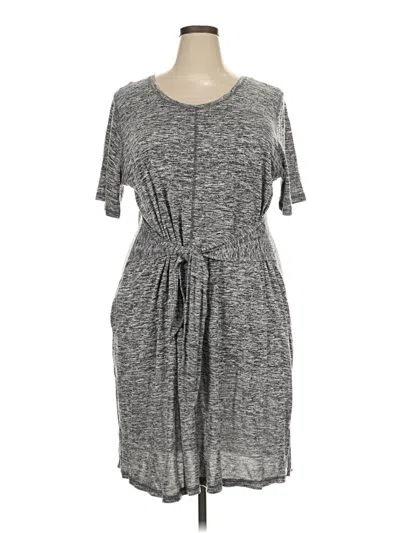 Pre-owned Livi Active Casual Dress In Gray