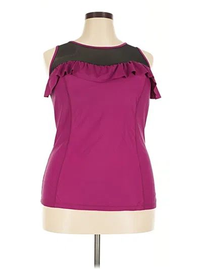 Pre-owned Livi Active Sleeveless T-shirt In Purple
