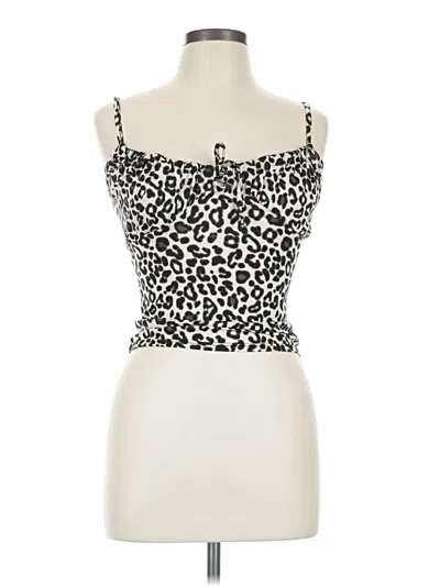 Pre-owned Livi Sleeveless Top Ivory Sweetheart Neckline Tops