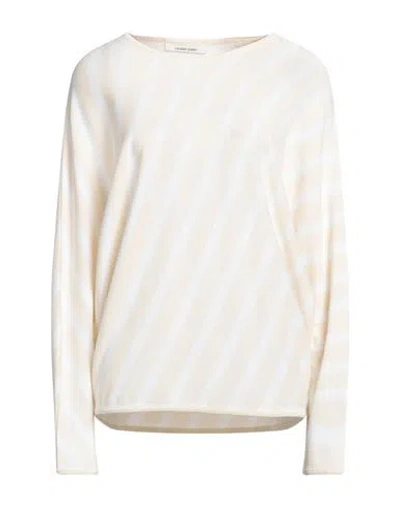 Liviana Conti Woman Sweater Cream Size 8 Viscose, Polyamide In White