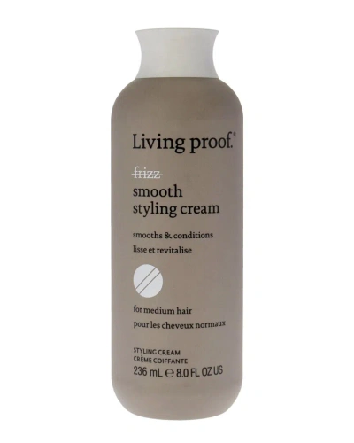 Living Proof Unisex 8oz No Frizz Smooth Styling Cream In White