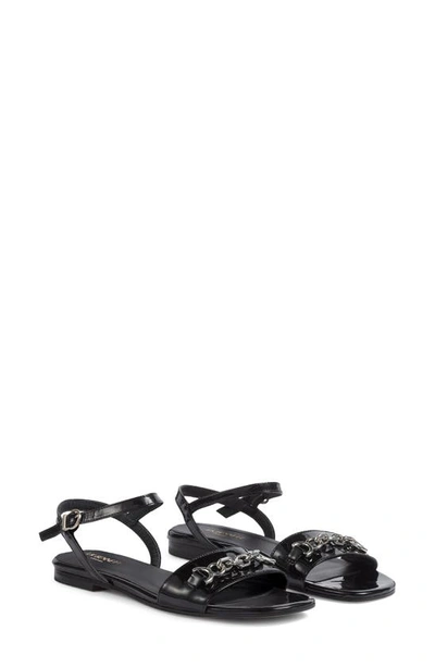 Lk Bennett Kelly Ankle Strap Sandal In Black