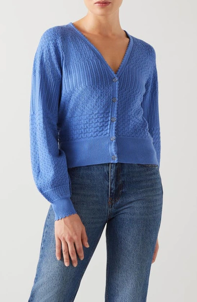 Lk Bennett Penelope Bell Sleeve Cardigan In Blue