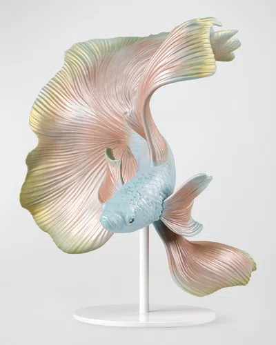 Lladrò Betta Fish Sculpture - Left