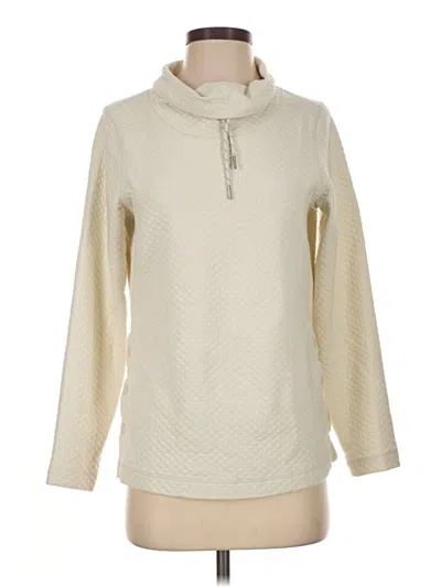 Pre-owned L.l.bean Pullover Sweater In Ivory