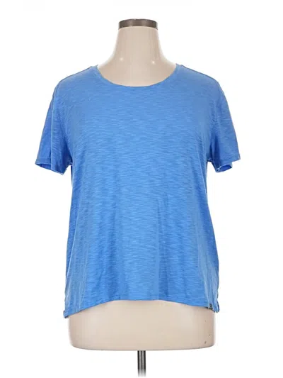 Pre-owned L.l.bean Short Sleeve T-shirt In Blue