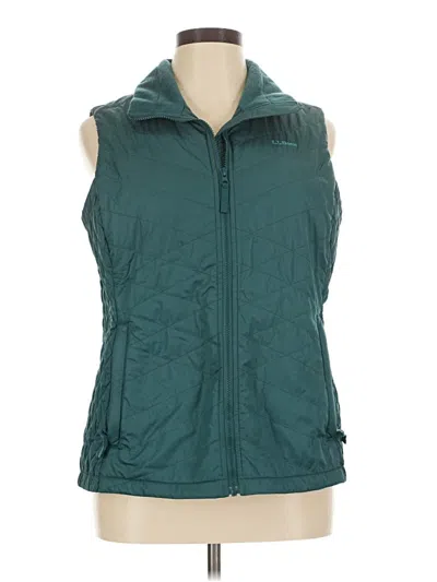 Pre-owned L.l.bean Vest In Teal