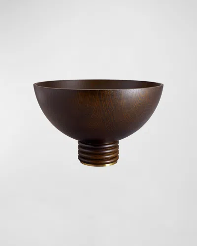 L'objet Alhambra Large Bowl - 12" In Brown