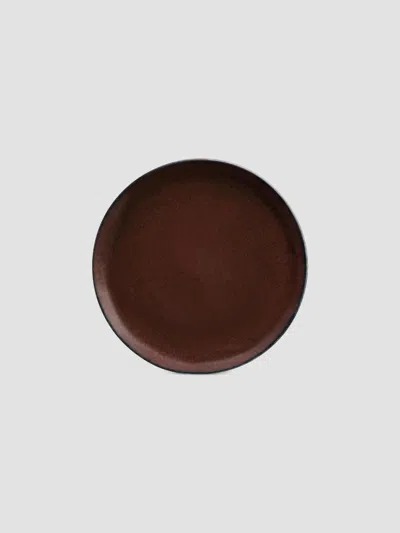 L'objet Terra Leather Bread & Butter Plate In Brown