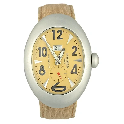 Pre-owned Locman Nuovo Unisex Aluminum Case Oversize Quartz Watch Ref 019, 40 X 56mm