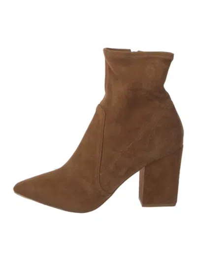 Pre-owned Loeffler Randall Suede Boots In Brown