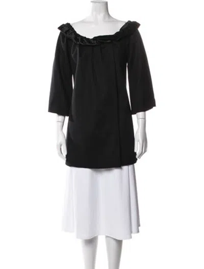 Pre-owned Loeffler Randall Wool Jacket In Black