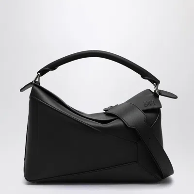 Loewe Black Medium Puzzle Bag