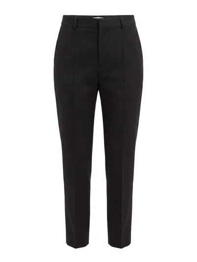 Loewe Black Tapered Wool Pants
