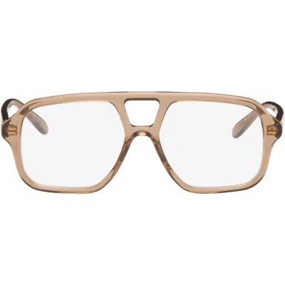 Loewe Brown Slim Glasses In Dark Brown/other