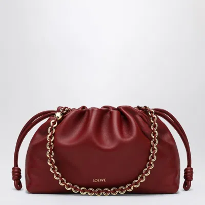 Loewe Flamenco Purse Red Leather Bag