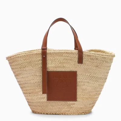 Loewe | Medium Natural/brown Raffia Basket