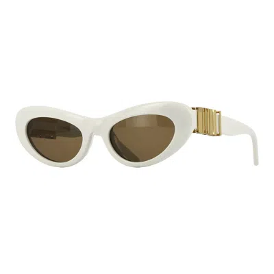 Loewe Mini Ivory Sunglasses In Brown