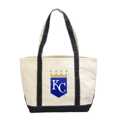 Logo Brands Kansas City Royals Canvas Tote Bag In Brown