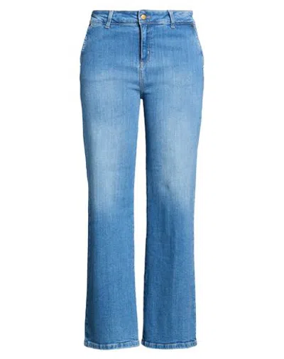 Lois Woman Jeans Blue Size 33w-32l Cotton, Polyester, Elastane