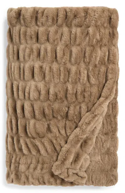 Lola Blankets Original Throw Blanket In Brown