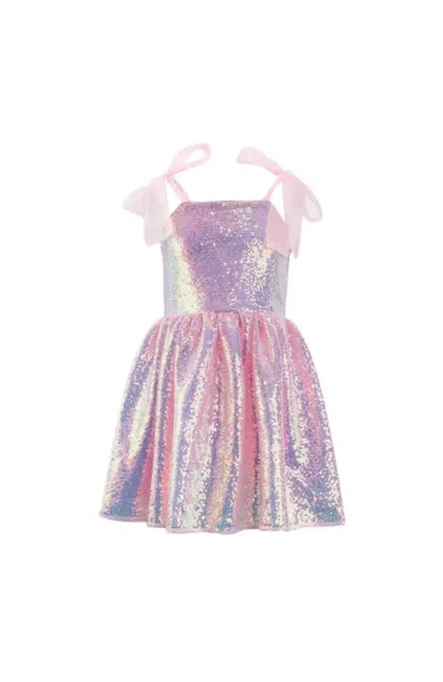 Lola + The Boys Kids'  Magic Sequin Tank Dress In Multi
