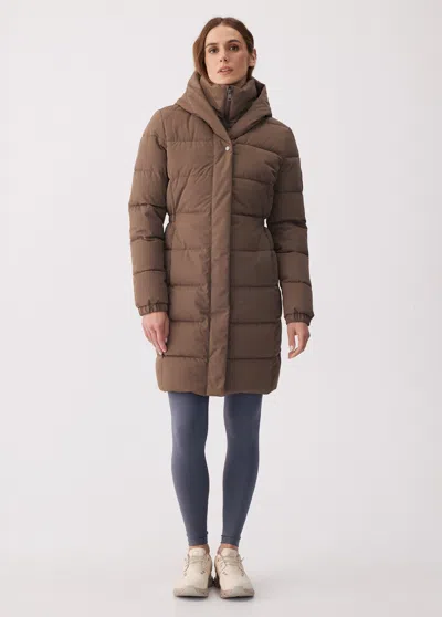 Lole Juliette Insulated Jacket In Mocha C243
