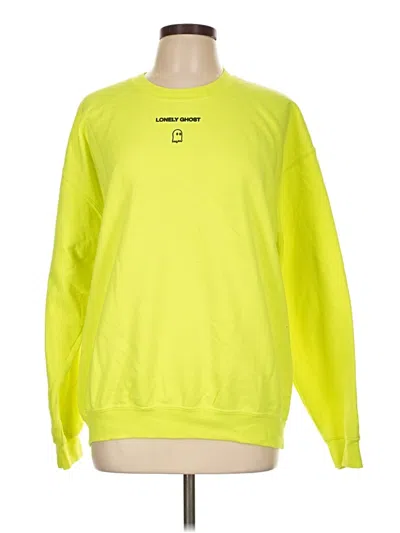 Pre-owned Lonely Ghost Sweatshirt In Yellow