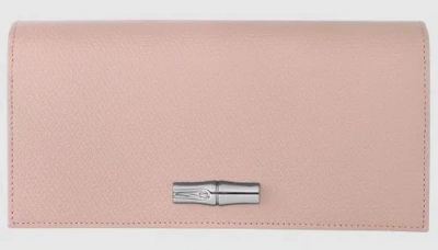Longchamp Roseau Powder Ladies 3.9 X 7.7 In Wallets L3146hpn133