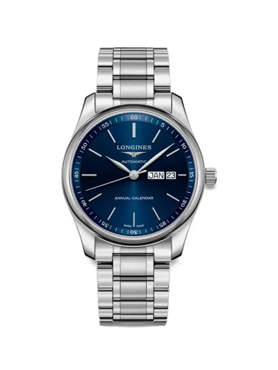 Pre-owned Longines 2025 Master Collection 40mm Watch In Blue