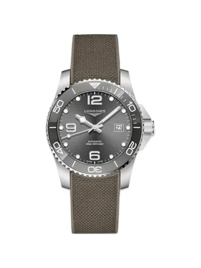 Pre-owned Longines 2026 Hydroconquest 43mm Watch In Grey