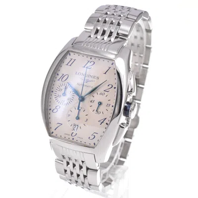Pre-owned Longines Evidenza Automatic Stainless Steel Watch () In Multi