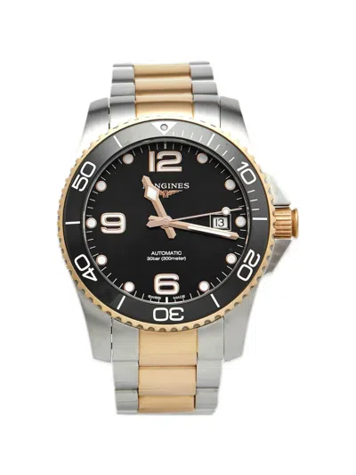 Pre-owned Longines Hydroconquest 41mm Watch In Black