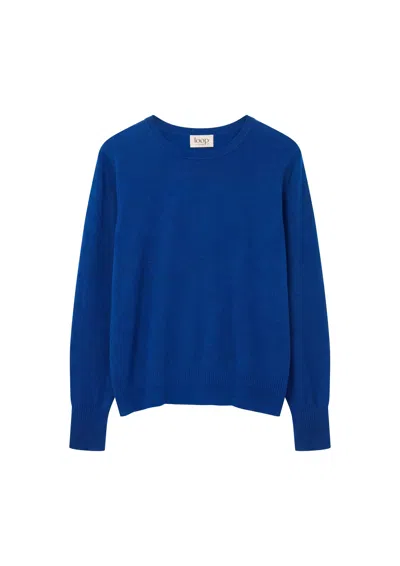 Loop Cashmere Women's Cashmere Crew Neck Sweater In Lapis Blue