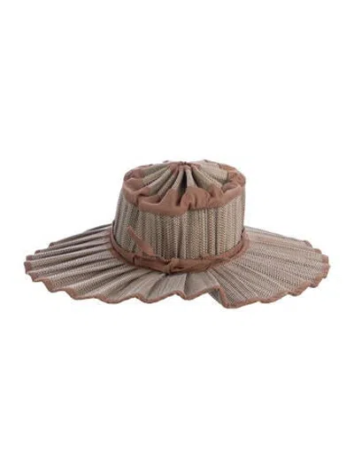 Pre-owned Lorna Murray Straw Hat In Neutrals
