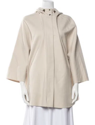 Pre-owned Loro Piana The Gift Of Kings Noblest Of Wools Rain System Virgin Wool Jacket In Neutrals