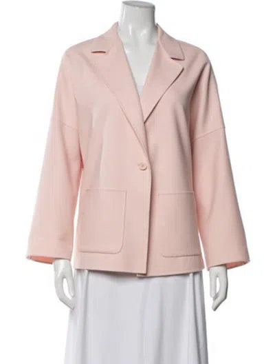 Pre-owned Loro Piana The Gift Of Kings Rain System Virgin Wool Blazer In Pink