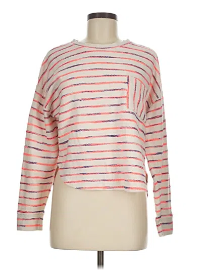 Pre-owned Lou & Grey Pullover Sweater In Pink