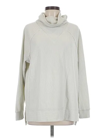 Pre-owned Lou & Grey Turtleneck Sweater In Ivory