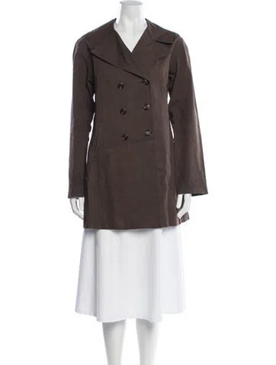 Pre-owned Louis Vuitton 2000's Coat In Brown
