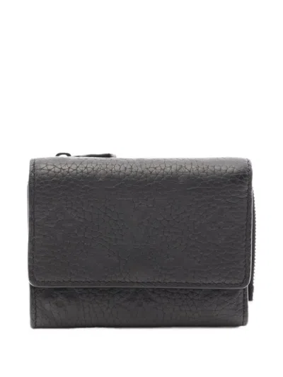 Pre-owned Louis Vuitton 2000s Pilot Monogram Trifold Wallet In Black