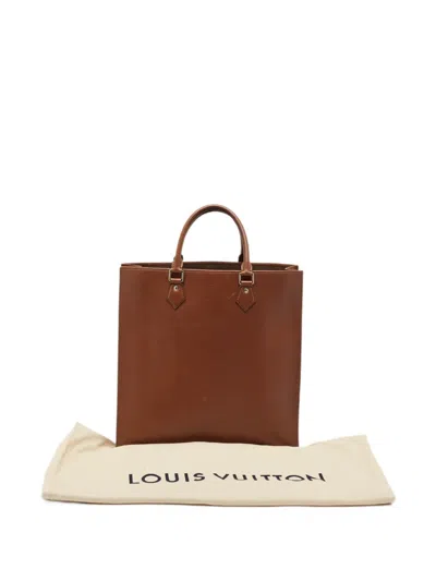 Pre-owned Louis Vuitton 2012 Nomade Sac Plat Tote Bag In Brown