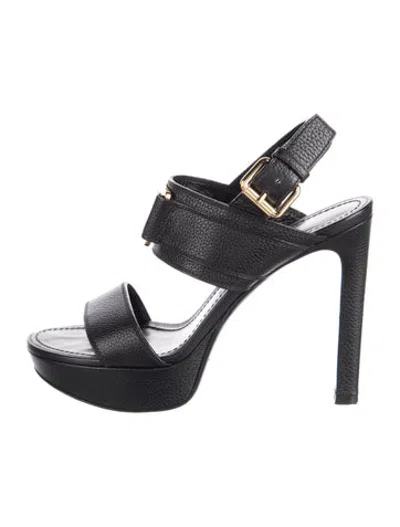 Pre-owned Louis Vuitton 2018  Horizon Platform Sandal Sandals In Black