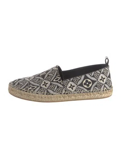 Pre-owned Louis Vuitton 2020 Lv Monogram Espadrilles In Black